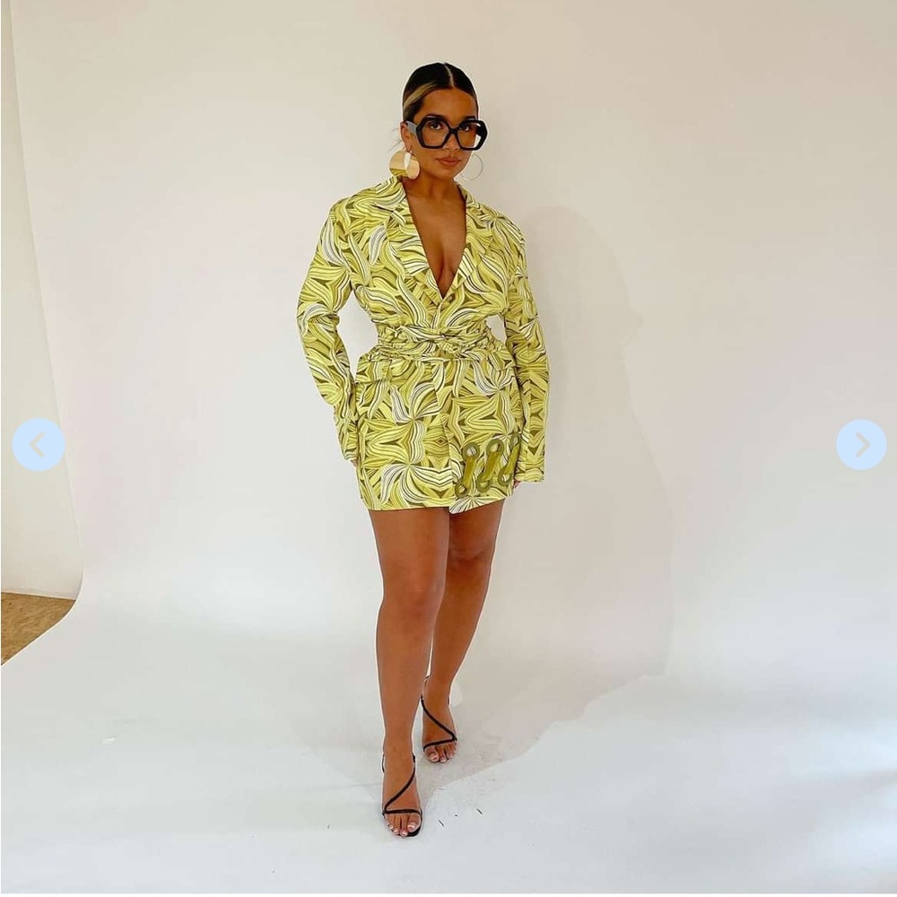 NWT Green Oversized Blazer Dress